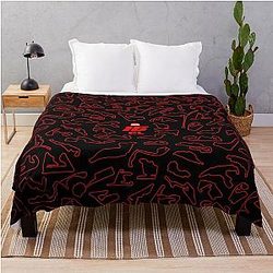 Charles Leclerc Circuits Throw Blanket