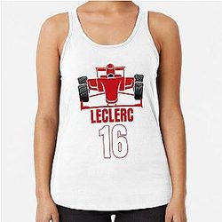 Charles Leclerc Racerback Tank Top