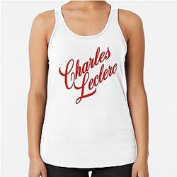 Charles Leclerc F1 Racerback Tank Top