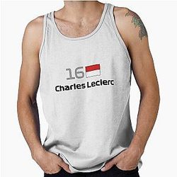 Charles Leclerc F1 Tank Top