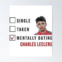 Charles Leclerc Mentally Dates a Poster