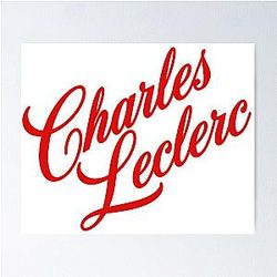 Charles Leclerc F1 Poster