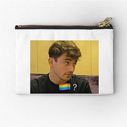 Charles Leclerc Gay Flag Sticker Pouch