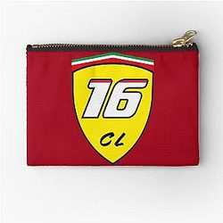 Charles Leclerc Ferrari Formula 1 Zipper Pouch
