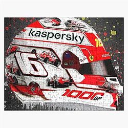 Charles Leclerc SF1000 2020 1000th Helmet Jigsaw Puzzle