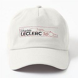 Charles Leclerc F1 Car Typography Hat