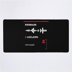 Charles Leclerc I am team radio message Francesco Desk Mat