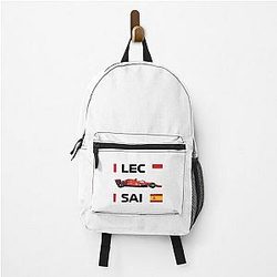 Scuderia Ferrari 2021 F1 car SF21 Charles Leclerc & Sainz Backpack