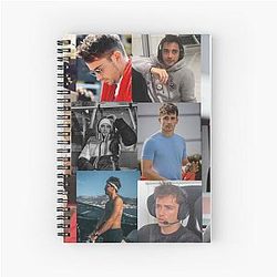 Charles Leclerc Spiral Notebook