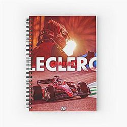Charles Leclerc Spiral Notebook