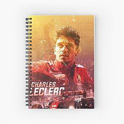 Charles Leclerc Spiral Notebook