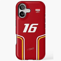 Charles Leclerc Ferrari Formula One Race Suit iPhone Tough Case