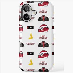Charles Leclerc Sticker Pack iPhone Tough Case