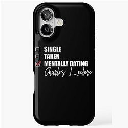 Mentally Dating Charles Leclerc iPhone Tough Case