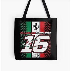 Charles Leclerc Italian Flag Tote Bag