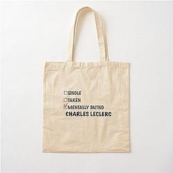 Mentally Dating Charles Leclerc Cotton Tote