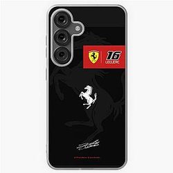 Charles Leclerc 2025 F1 Emblem Art Driver Signature Samsung Galaxy Soft Case