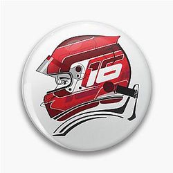 Charles Leclerc 2024 Helmet Pin