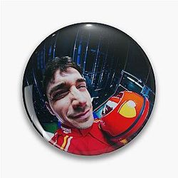 Charles Leclerc Fisheye Pin