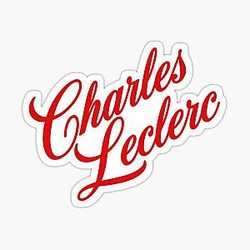 Charles Leclerc F1 Sticker