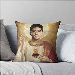 Charles Leclerc F1 Throw Pillow