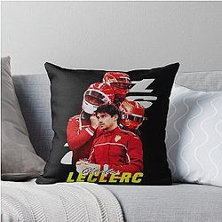 Charles Leclerc Throw Pillow