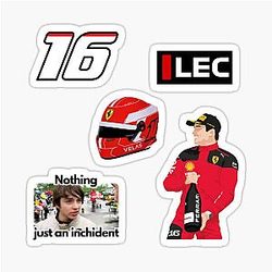 Charles Leclerc Sticker
