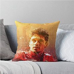 Charles Leclerc Throw Pillow