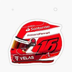 Charles Leclerc 2022 Helmet Sticker