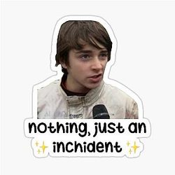 Charles Leclerc face sticker
