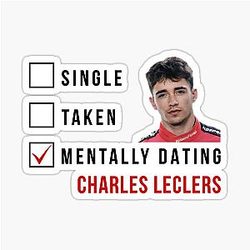 Charles Leclerc Mente Loving Sticker