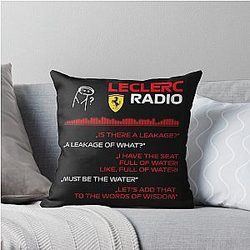Must Be the Water Charles Leclerc Throw Pillow