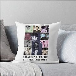 Charles Leclerc Era Throw Pillow