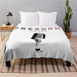 Freedom Charlie Kirk Throw Blanket