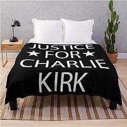 of Charlie Kirk Blanket