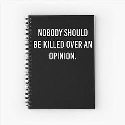 CHARLIE KIRK JUSTICE Notebook