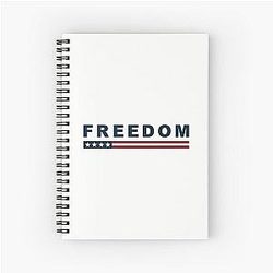 Freedom of Charlie Kirk Spiral Notebook