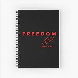 Charlie Kirk Freedom Notebook