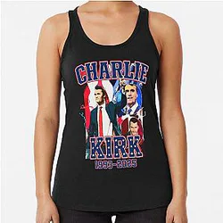 Charlie Kirk 1993 2025 A Patriot Racerback Tank Top