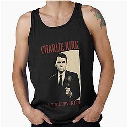 Charlie Kirk True Patriot Tank Top