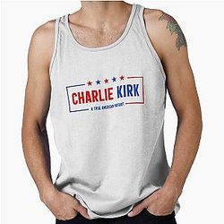 Charlie Kirk American Hero Tank Top