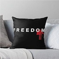 Freedom Blood Fight For Charlie Kirk Throw Pillow