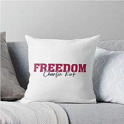 Freedom Charlie Kirk Pillow