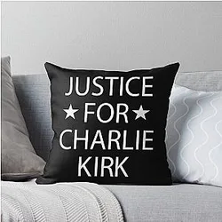 Charlie Kirk Pillow