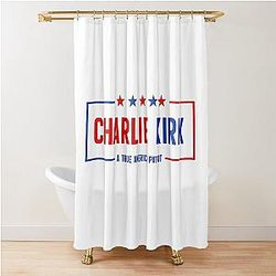 Charlie Kirk Shower Curtain