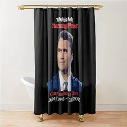 Charlie Kirk This is my Turning Point Shower Curtain