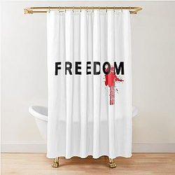 Freedom Blood Fight For Charlie Shower Curtain