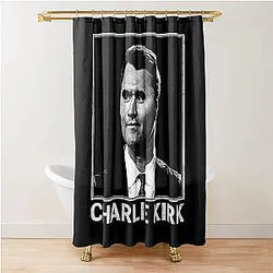 Charlie Kirk Shower Curtain