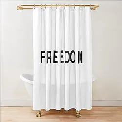 Charlie Kirk Freedom Justice For Charlie Kirk American Shower Curtain