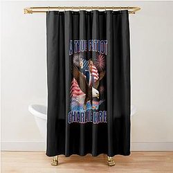 Charlie Kirk American Patriot Shower Curtain